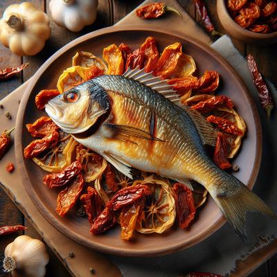 Image of Sea Bass Snapper with Sun Dried Tomatoes