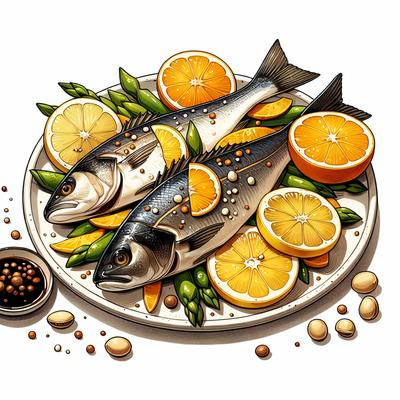 Image of Sea Bass with Citrus and Soy