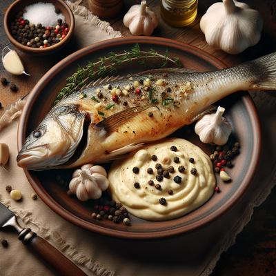 Image of Sea Bass with Garlic Mayonnaise