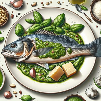 Image of Sea Bass with Pesto