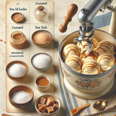 Image of Sea Salt Dulce De Leche Ice Cream Ice Cream Maker