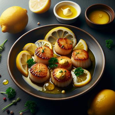 Image of Sea Scallops with Lemon Butter Sauce