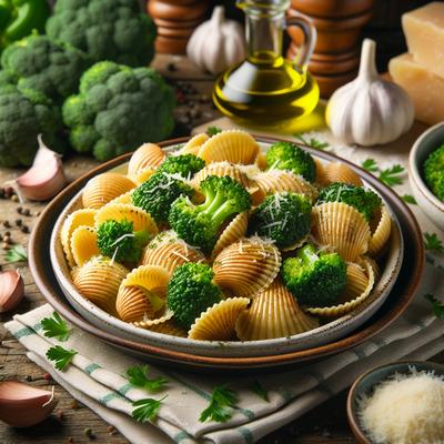 Image of Sea Shells Con Broccoli