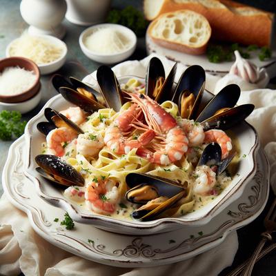 Image of Seafood Alfredo Sauce