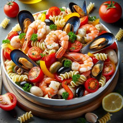 Image of Seafood and Pasta Salad