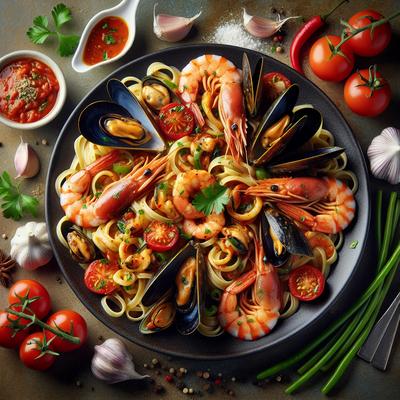 Image of Seafood Fra Diavolo with Pasta