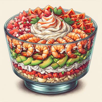 Image of Seafood Layer Dip