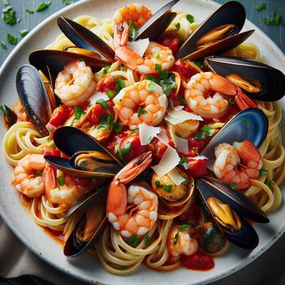 Image of Seafood Medley Pasta