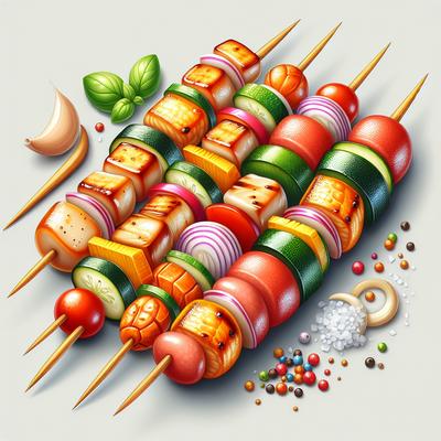 Image of Seafood Sausage Kabobs