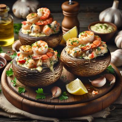 Image of Seafood Stuffed Mushrooms