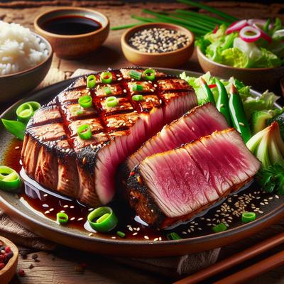 Image of Seared Ahi Bbq Tuna Steaks