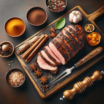 Image of Seared Pork Tenderloin with Cocoa Spice Rub