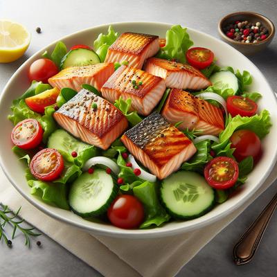 Image of Seared Salmon Salad