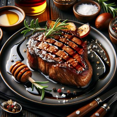 Image of Seared Sirloin with Sweet Balsamic Sauce