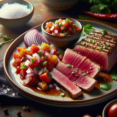 Image of Seared Tuna and Salsa
