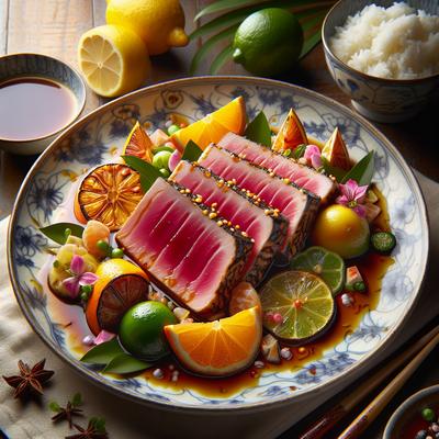 Image of Seared Tuna with Citrus Sauce