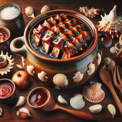 Image of Seashells Crock Pot Bbq Ribs