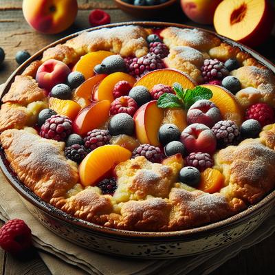 Image of Season's Easiest Fruit Cobbler