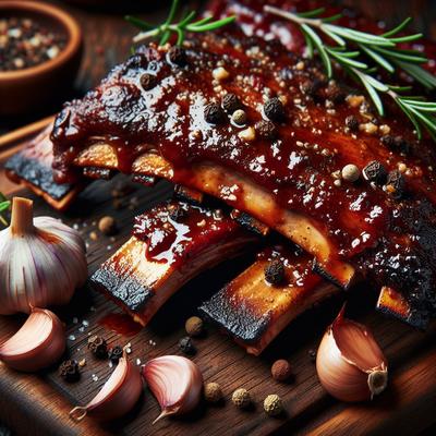 Image of Seasoned Barbecued Spareribs