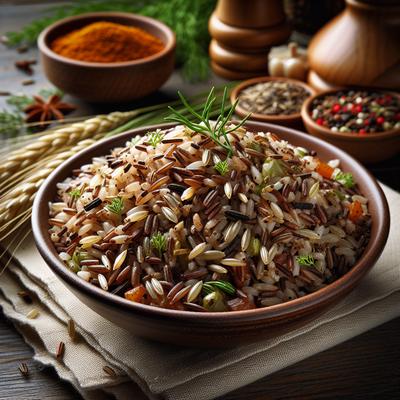 Image of Seasoned Brown Wild Rice