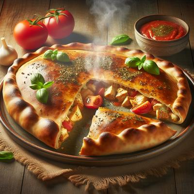Image of Seasoned Chicken Calzones