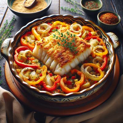 Image of Seasoned Cod Fillet Casserole