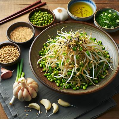 Image of Seasoned Mung Bean Sprouts Sukju Namul Muchim