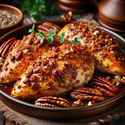 Image of Seasoned Pecan Chicken Breasts