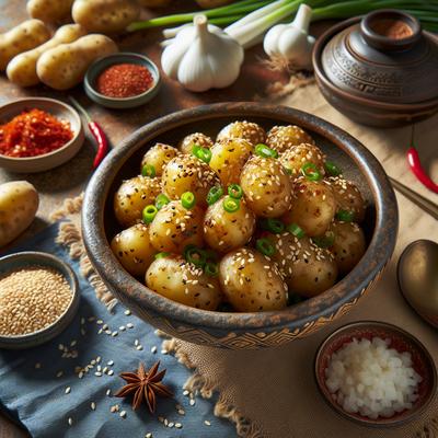 Image of Seasoned Potatoes Kamjanamul