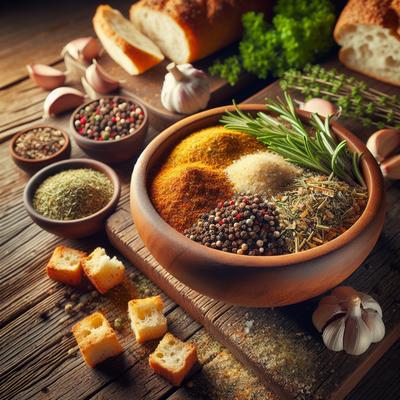 Image of Seasoning for Bread Croutons or Breadcrumbs