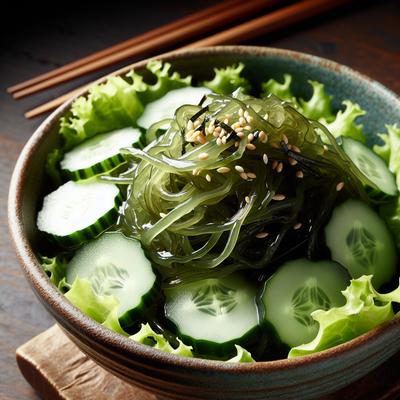 Image of Seaweed and Cucumber Salad