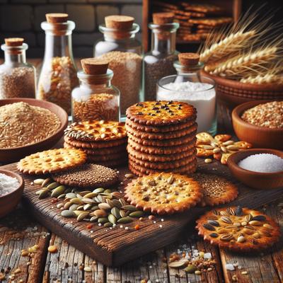 Image of Seeded Crackers Alton Brown