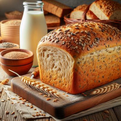 Image of Seeded Whole Wheat Buttermilk Bread Bread Machine