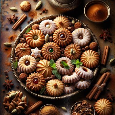 Image of Selection of Spiced Tea Cookies
