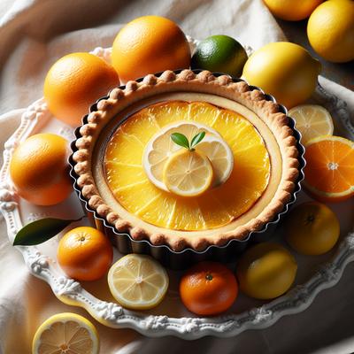 Image of Self Crusting Citrus Tart