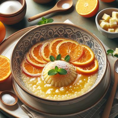 Image of Self Saucing Citrus Pudding