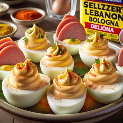 Image of Seltzer's Lebanon Bologna Deviled Eggs