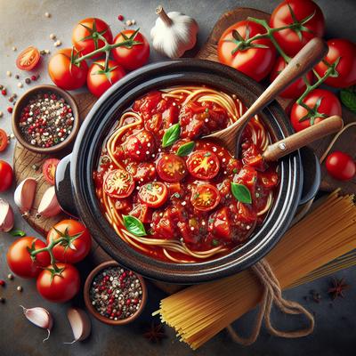 Image of Semi Homemade Crock Pot Spaghetti Sauce