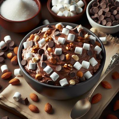 Image of Semisweet Chip Rocky Road Frosting