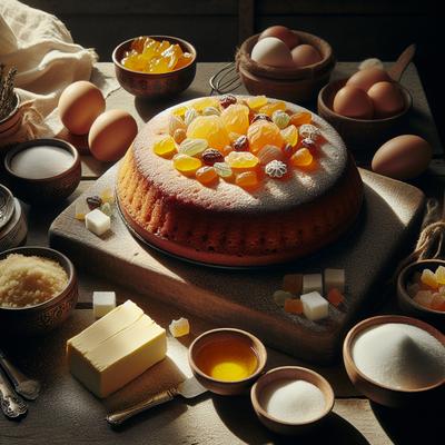 Image of Semolina Cake Eurasian Recipe
