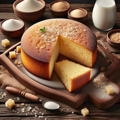 Image of Semolina Milk Soaked Cake
