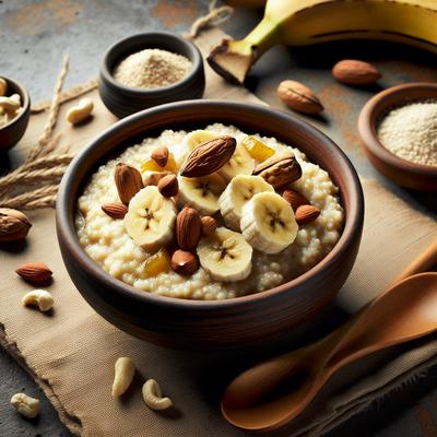 Image of Semolina with Banana Nuts