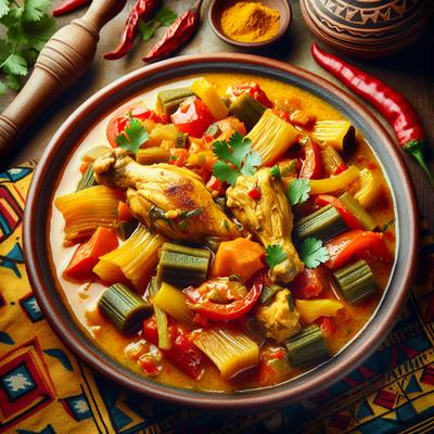 Image of Senegalese Chicken and Vegetable Curry