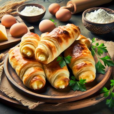 Image of Sephardi Flaky Cheese Rolls