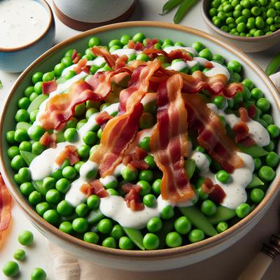 Image of Serendipity Bacon and Green Pea Salad with Ranch Dressing
