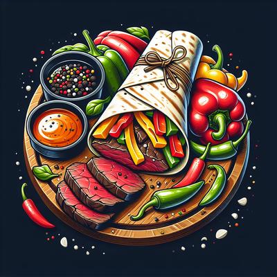 Image of Sergeant Ray's Beef Pepper Wrap