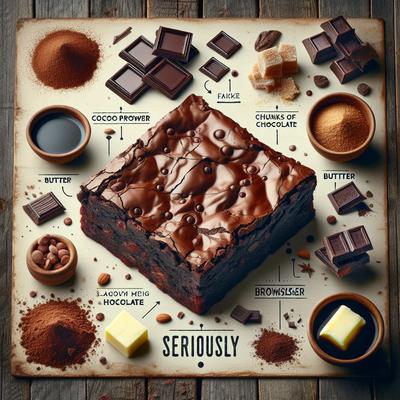Image of Seriously Sinful Chocolate Fudge Brownies