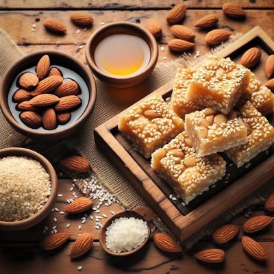 Image of Sesame Almond Squares