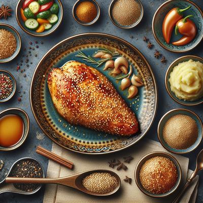 Image of Sesame Baked Chicken Breasts