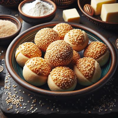 Image of Sesame Bon Bon Cookies